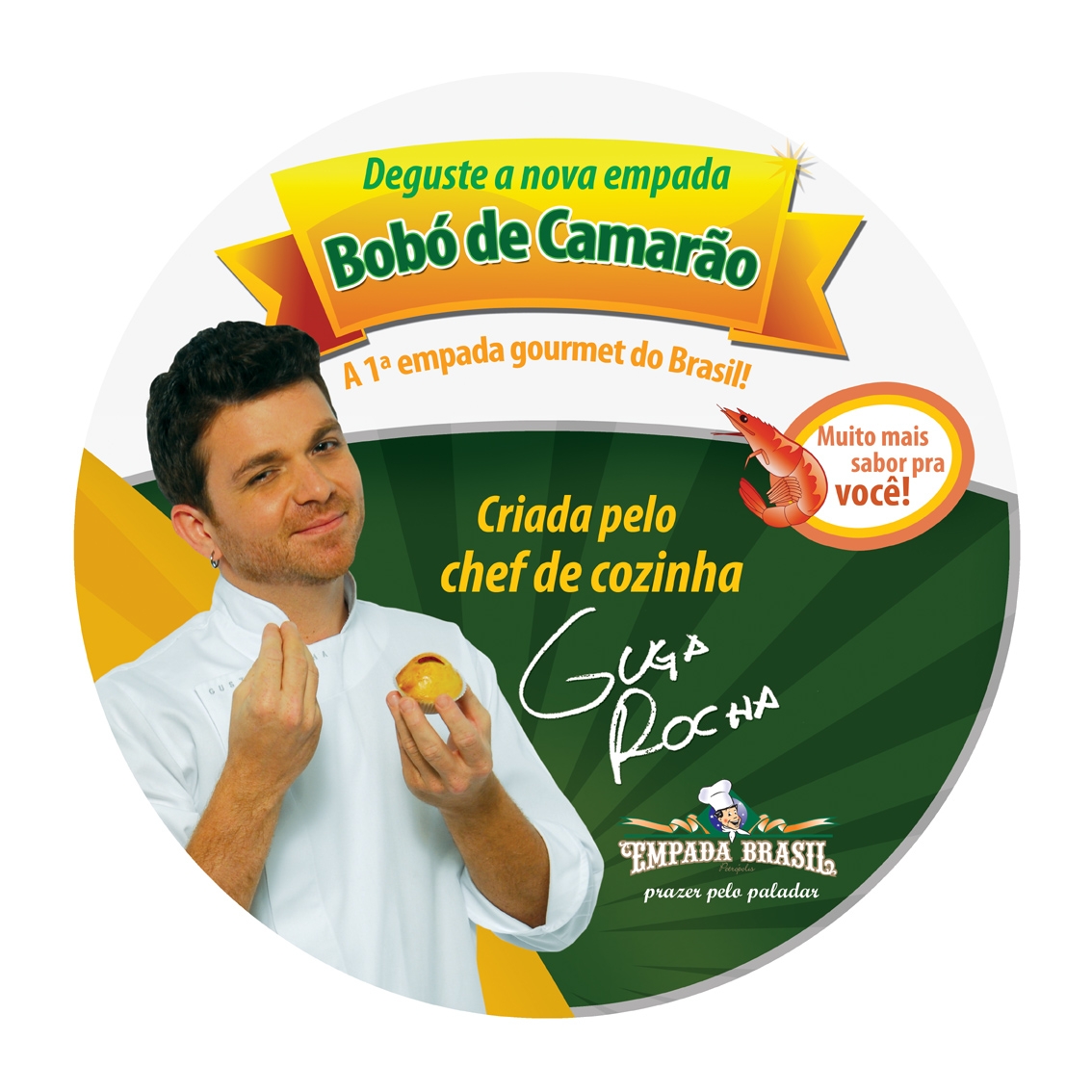 Empada Brasil anuncia parceria com chef Guga Rocha 